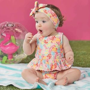 Mud Pie Swim Suit reversible